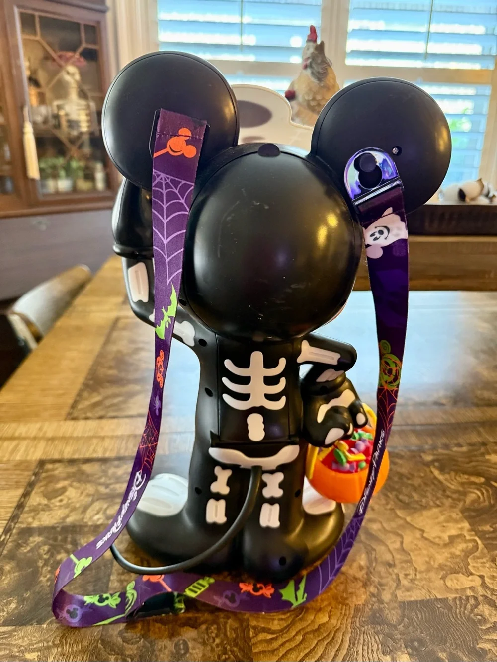 Disney Parks 2023 Mickey Mouse Skeleton Halloween Popcorn Bucket - NEVER USED - Picture 5 of 8